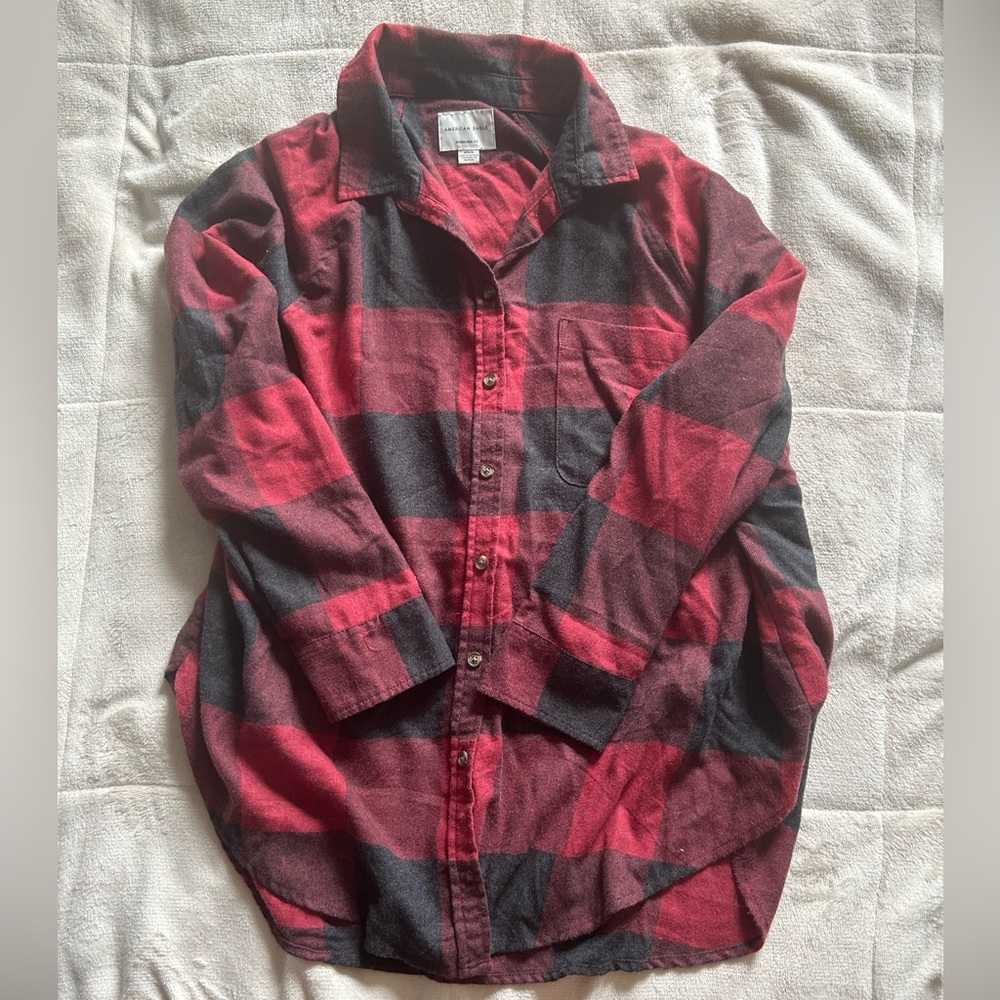 American Eagle oversized fit button up